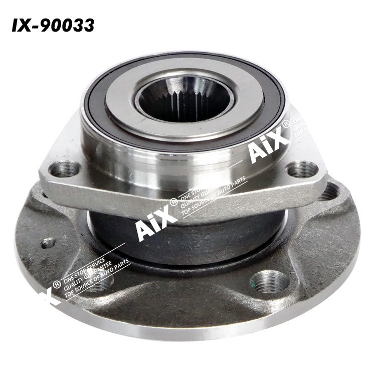 Pack of 2 Bapmic 1T0498621 Front Wheel Hubs and Bearing Assembly for Volkswagen Audi